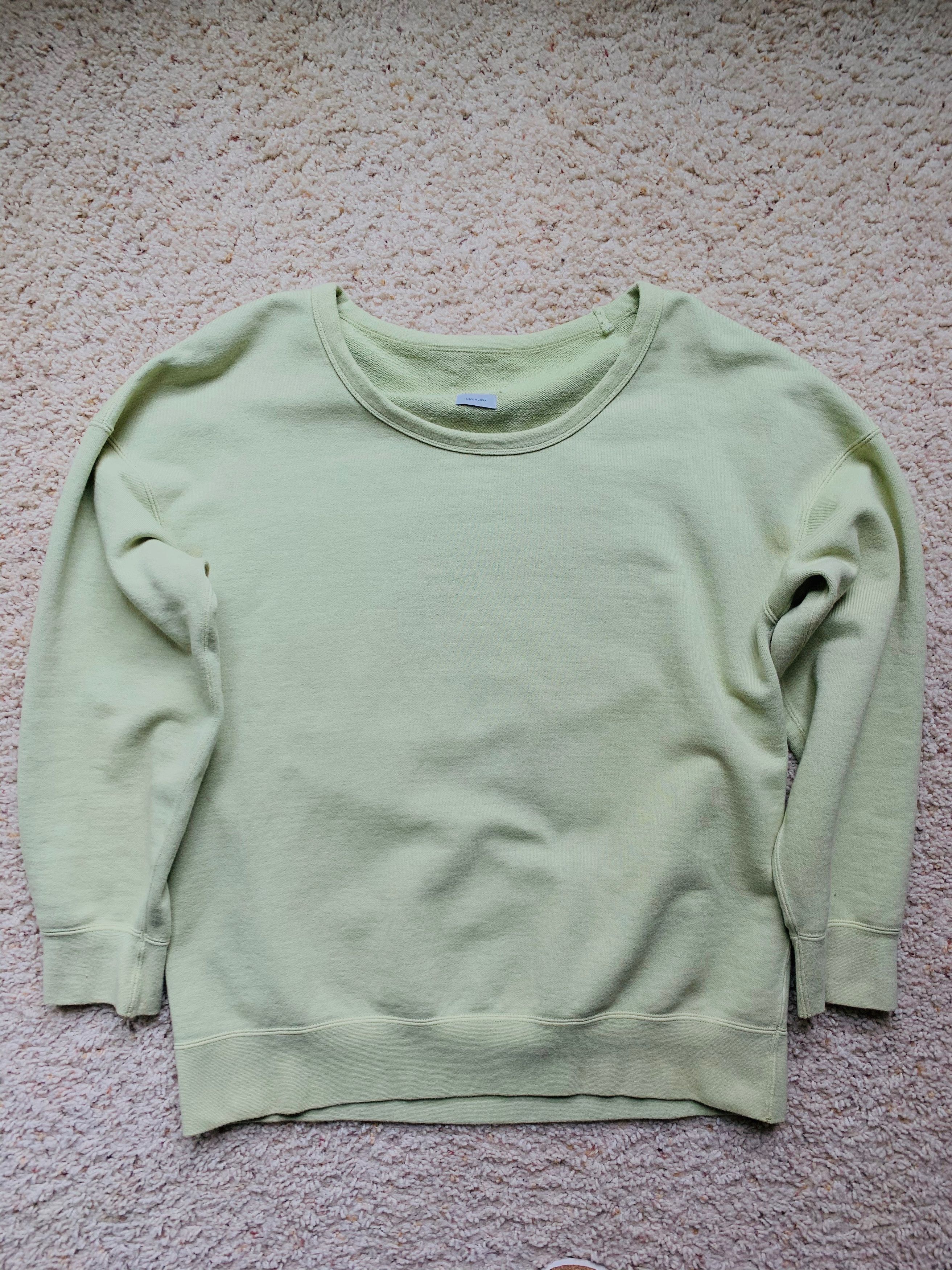 Visvim Jumbo Crew Sweat L/S Veggie Dye | Grailed
