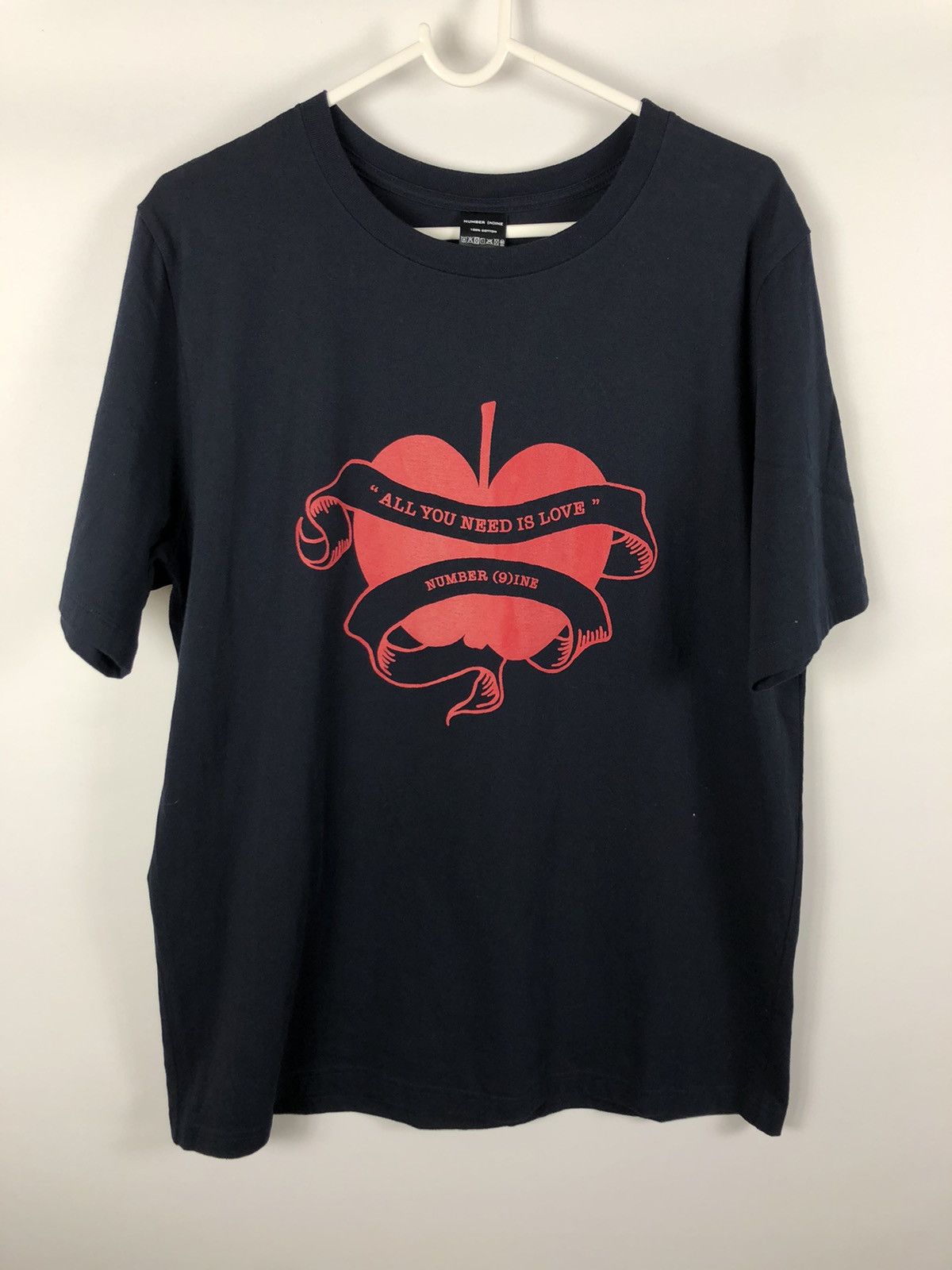 Number (N)ine Number nine all you need is love tee | Grailed