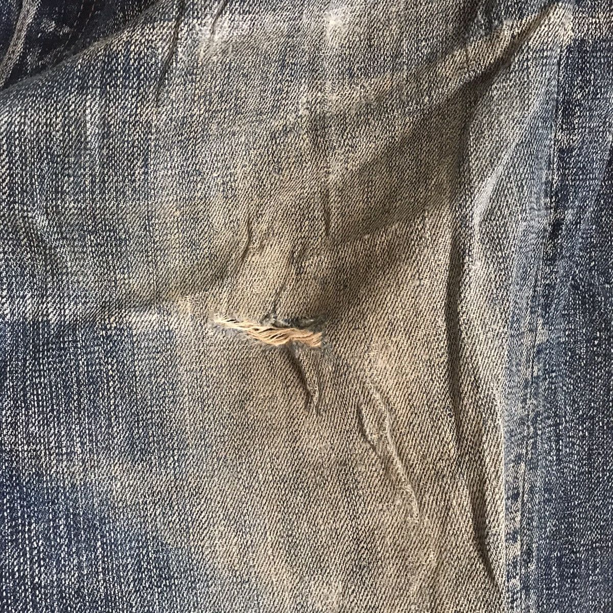 Japanese Brand Swagger distressed denim jeans selvedge rare LIKE flat head Size US 38 / EU 54 - 8 Thumbnail