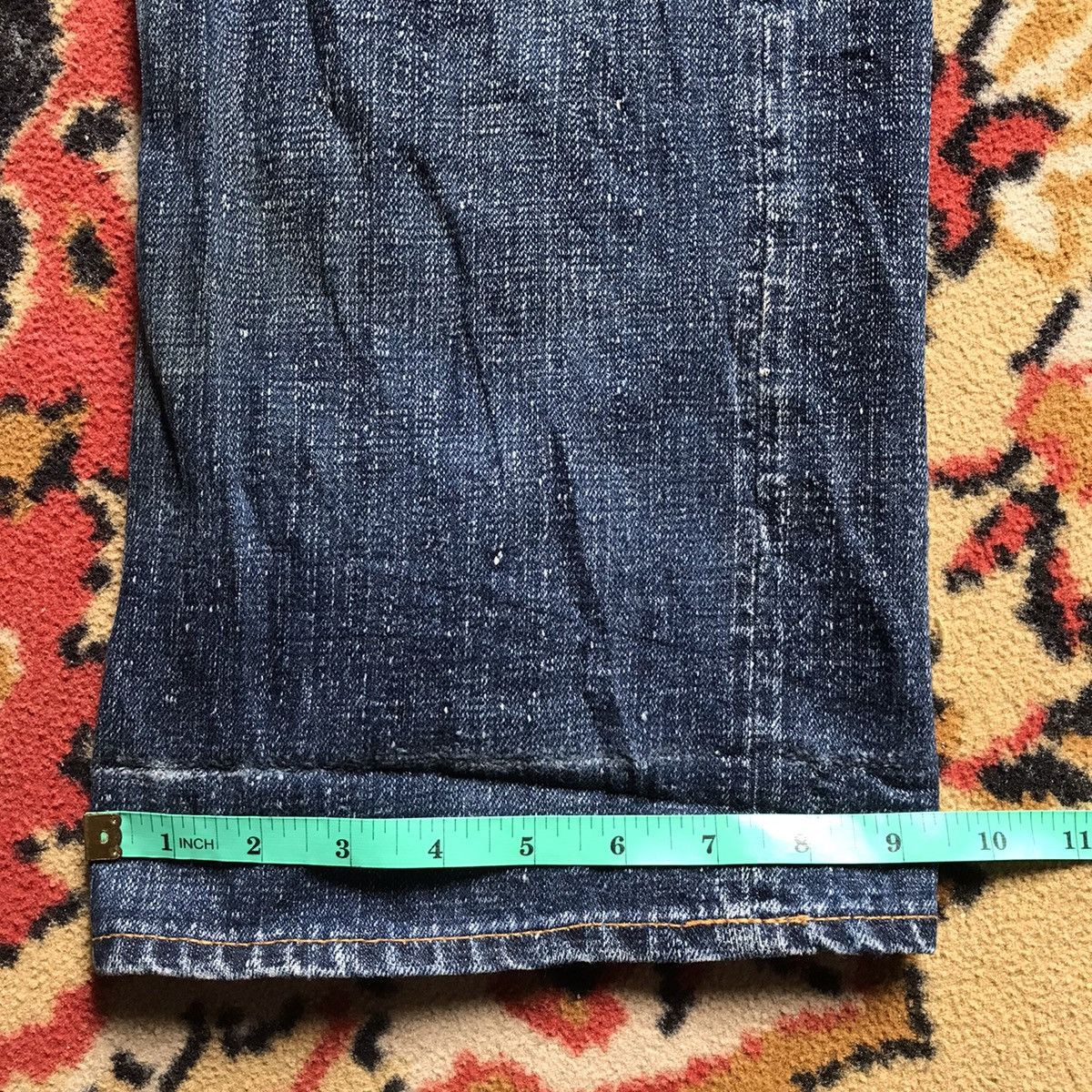 Japanese Brand Swagger distressed denim jeans selvedge rare LIKE flat head Size US 38 / EU 54 - 17 Thumbnail