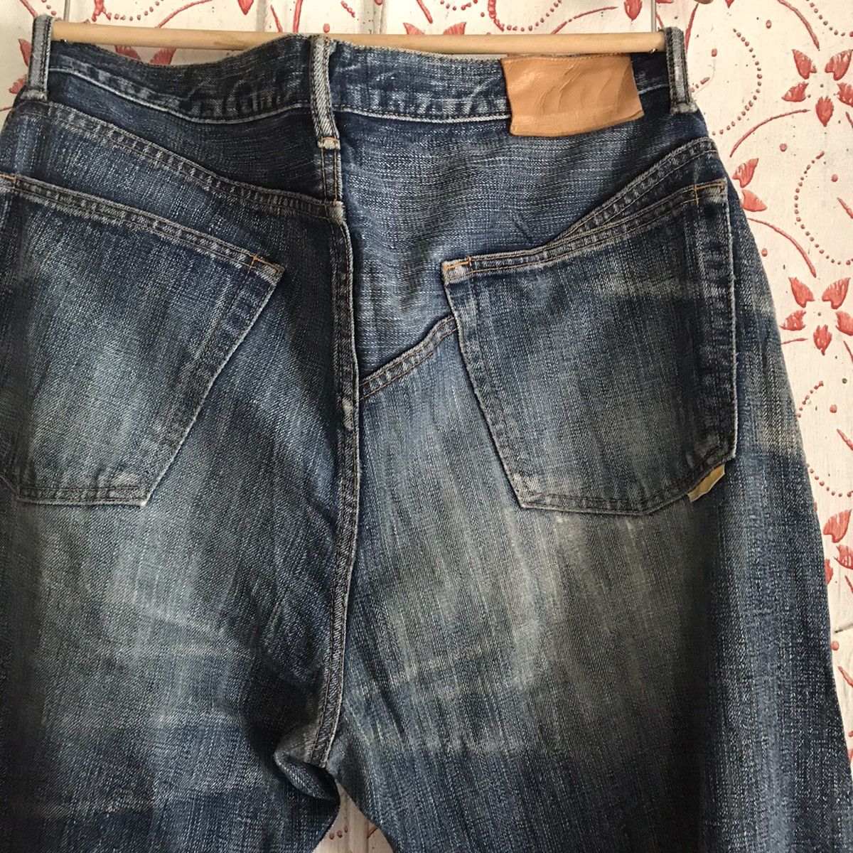 Japanese Brand Swagger distressed denim jeans selvedge rare LIKE flat head Size US 38 / EU 54 - 6 Thumbnail
