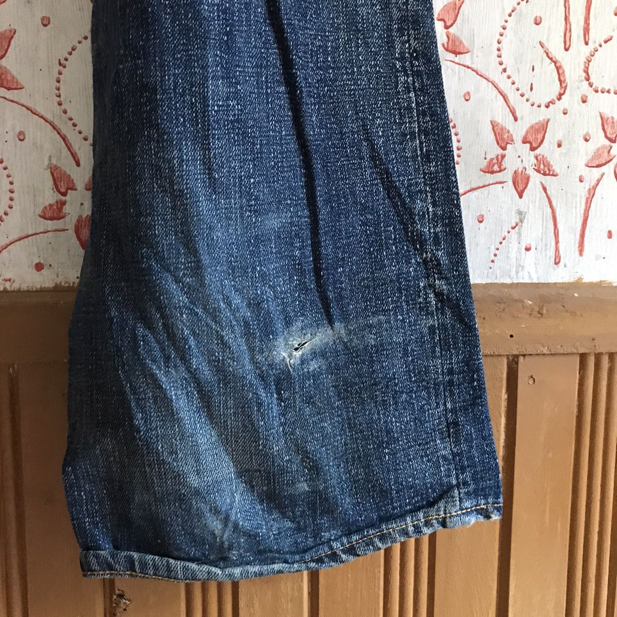 Japanese Brand Swagger distressed denim jeans selvedge rare LIKE flat head Size US 38 / EU 54 - 10 Thumbnail