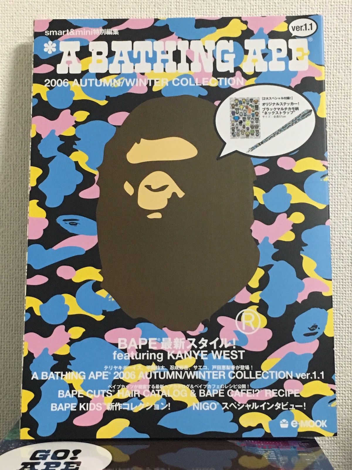 Bape BAPE 2006 AW CATALOG WITH UNUSED COTTON CANDY CAMO LANYARD | Grailed