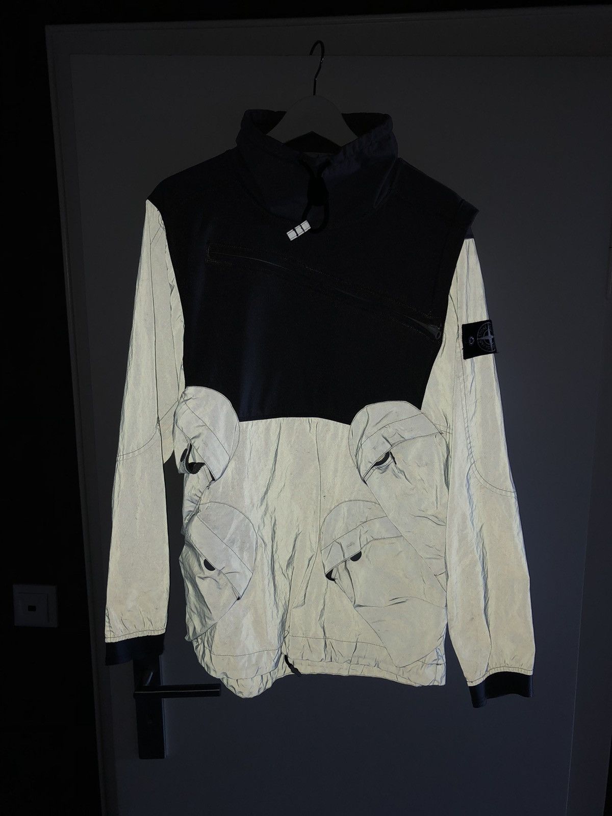 Stone Island Garment Dyed Plated Reflective NY Jersey-R | Grailed