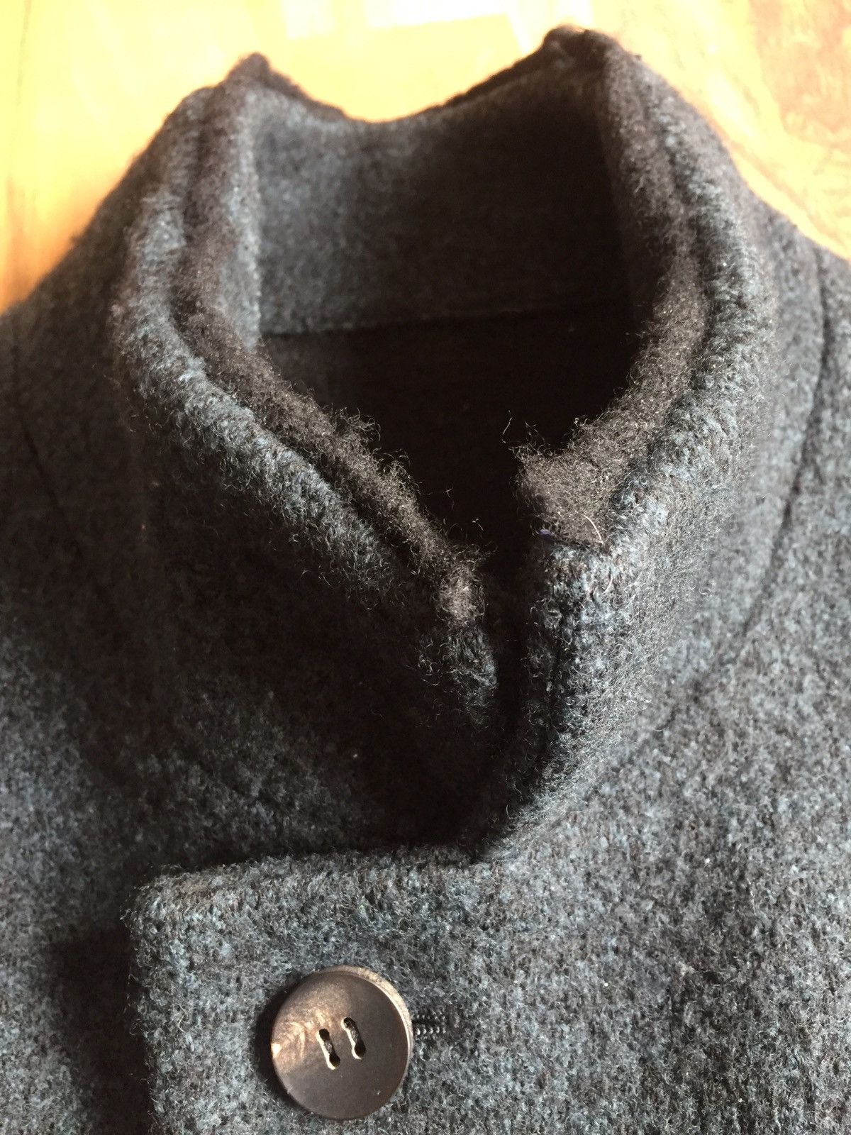Devoa Navy Scotland Wool/ Cashmere Blend Coat Size US M / EU 48-50 / 2 - 3 Thumbnail