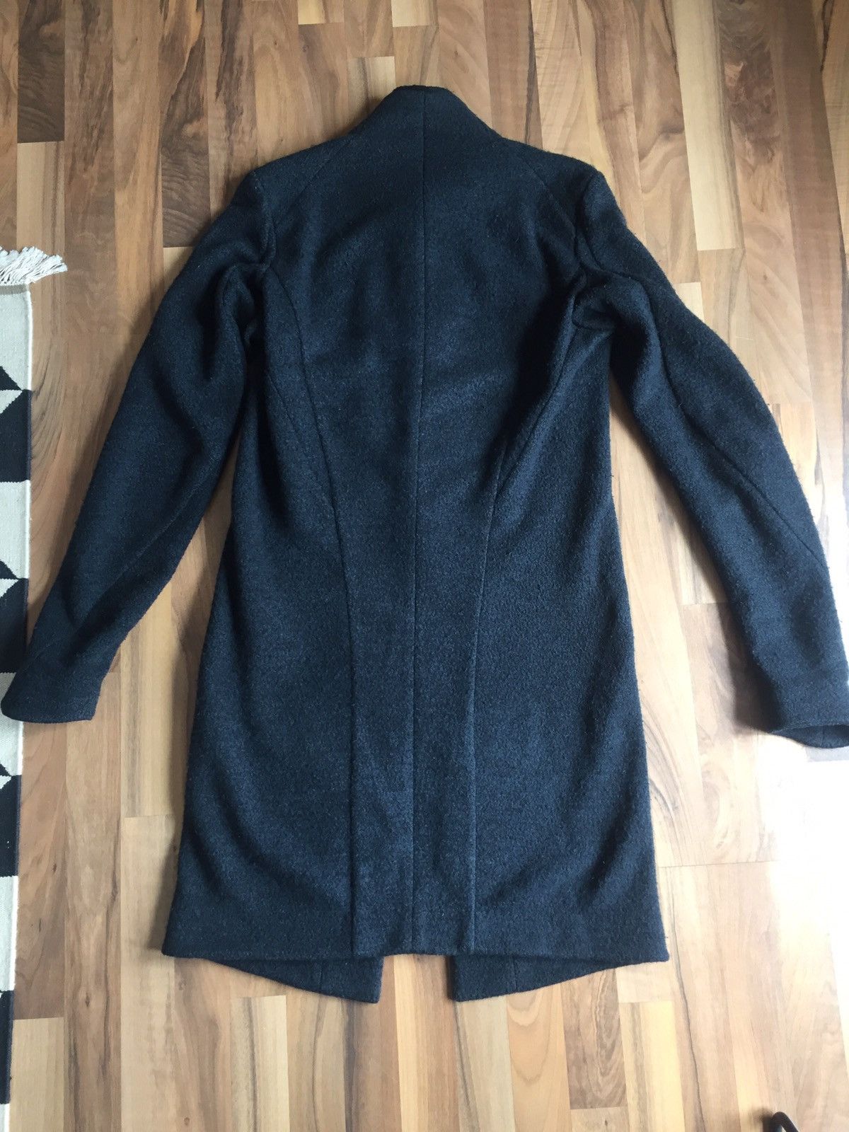 Devoa Navy Scotland Wool/ Cashmere Blend Coat Size US M / EU 48-50 / 2 - 2 Thumbnail