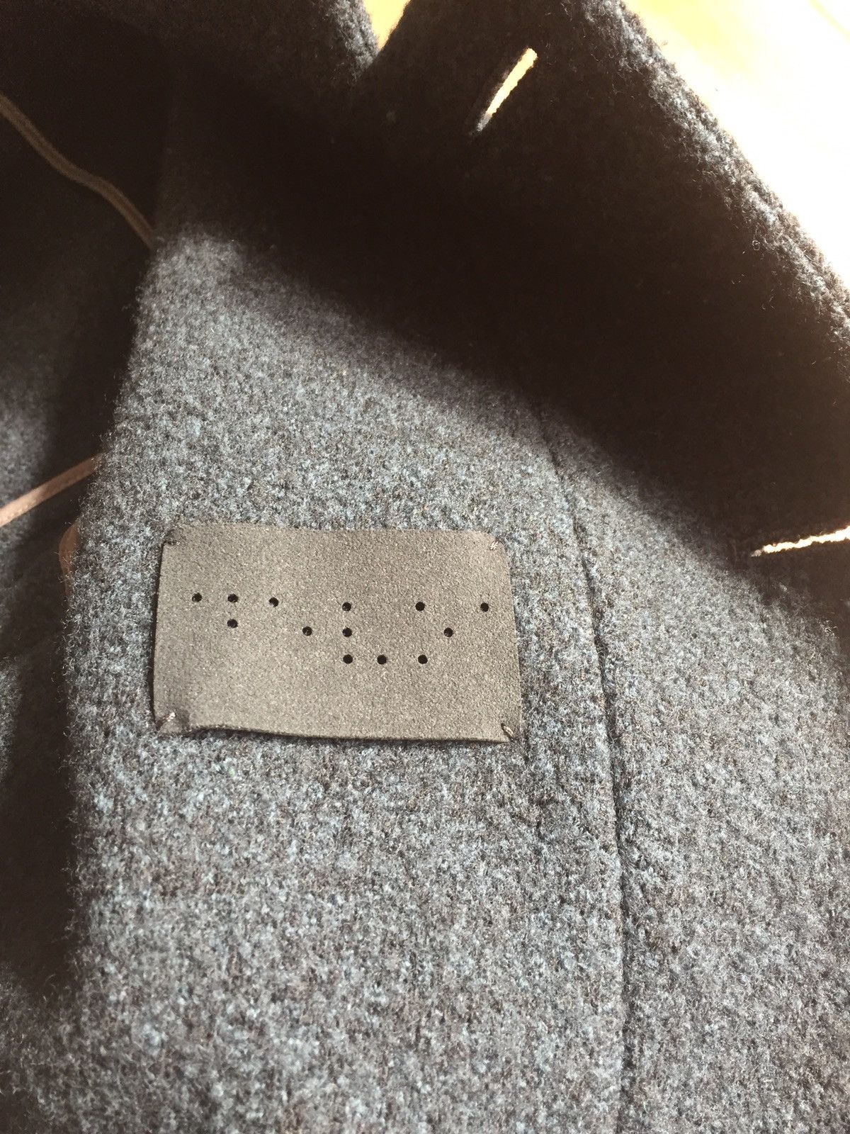 Devoa Navy Scotland Wool/ Cashmere Blend Coat Size US M / EU 48-50 / 2 - 9 Thumbnail