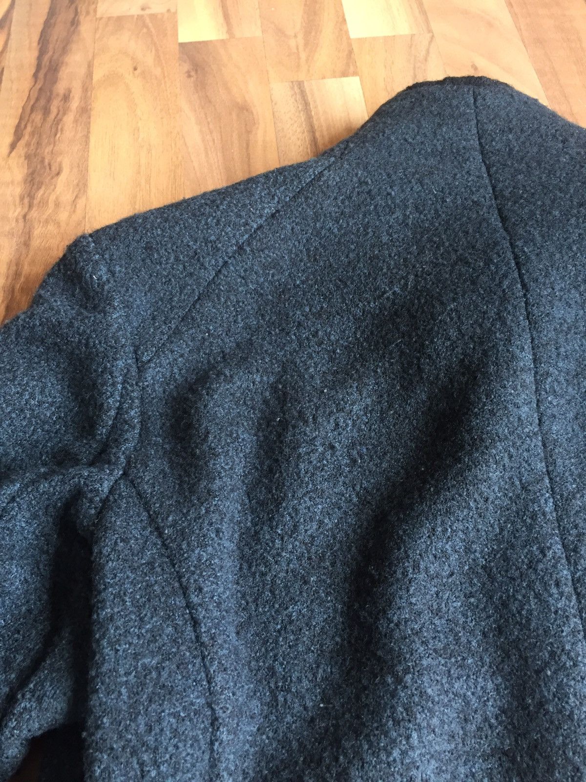 Devoa Navy Scotland Wool/ Cashmere Blend Coat Size US M / EU 48-50 / 2 - 7 Thumbnail