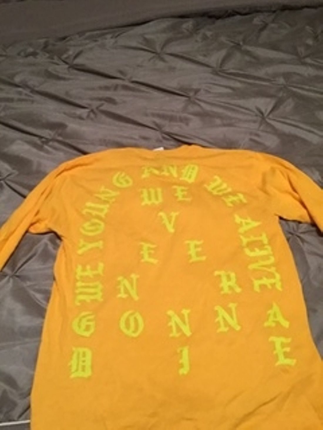 Kanye West kanye west long sleeve yellow t-shirt Atlanta | Grailed