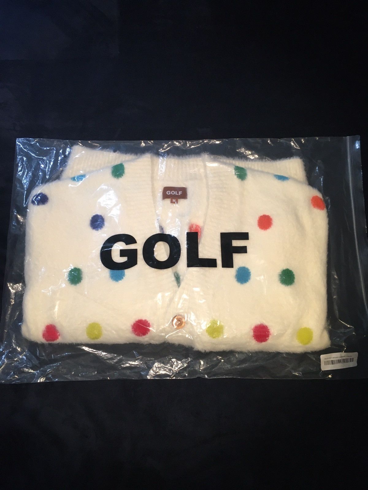 Golf Wang POLKA DOT MOHAIR CARDIGAN | Grailed