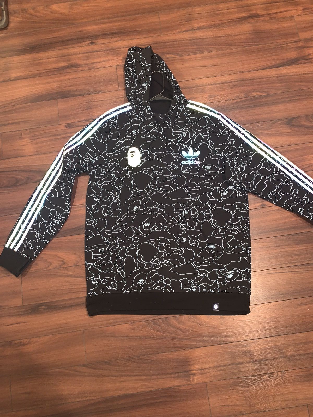 Bape x adidas snowboarding hoodie hotsell