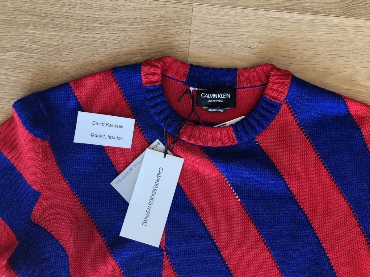 Calvin Klein 205W39NYC × Raf Simons 🦋Calvin Klein 205W39NYC striped sweater Size US M / EU 48-50 / 2 - 2 Thumbnail