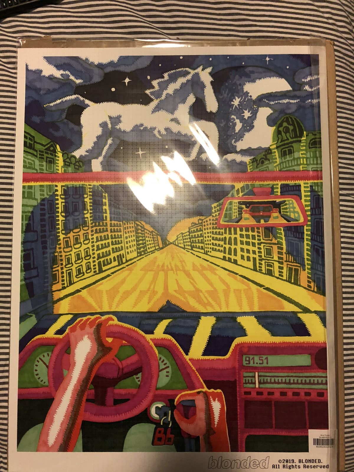 ミュージシャン FRANK OCEAN ACID POSTER Frank Ocean Blonded Acid Poster | eBay