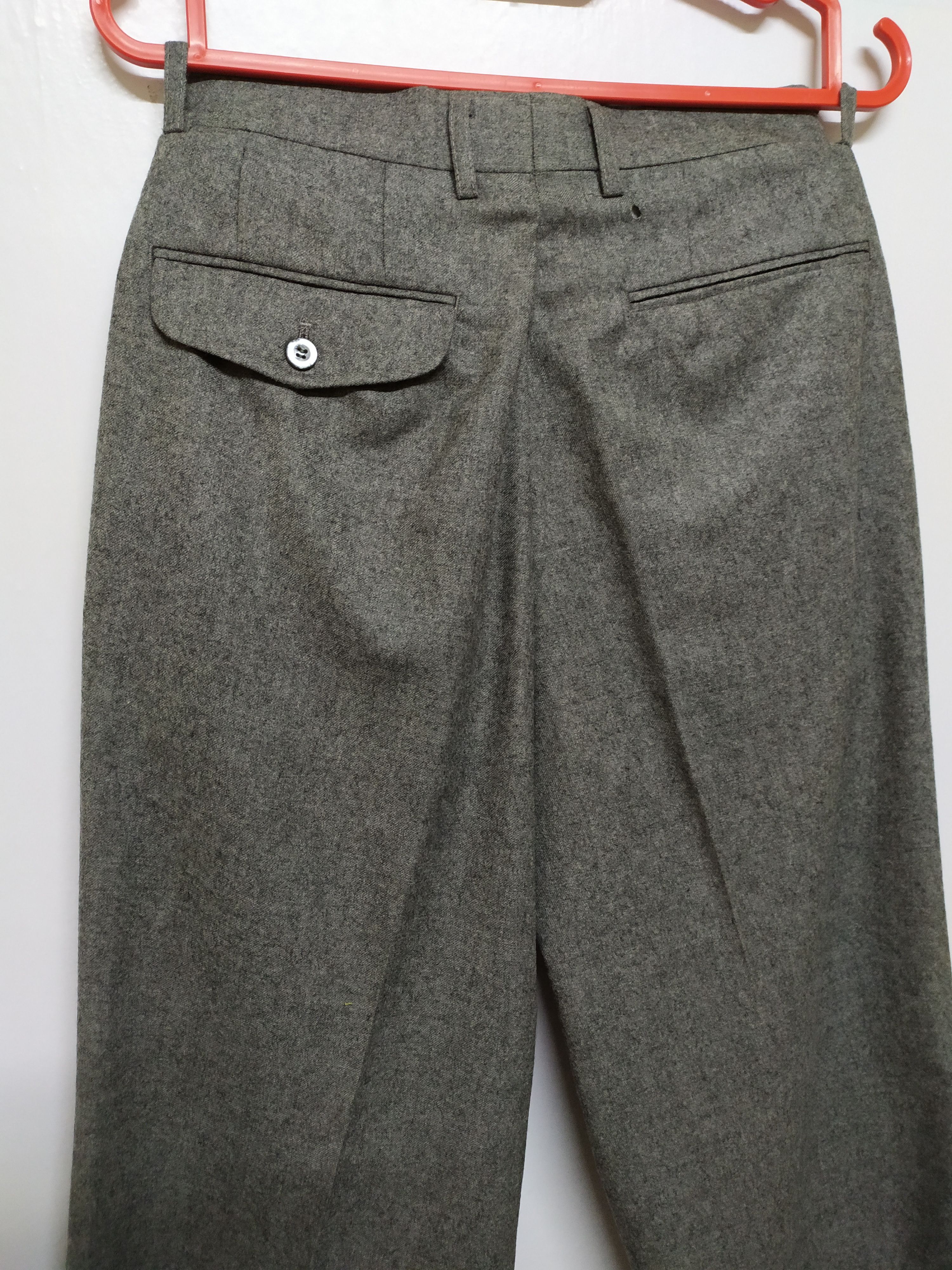 Japanese Brand NEW WOOL TROUSERS CHINO PANTS Size US 28 / EU 44 - 6 Thumbnail