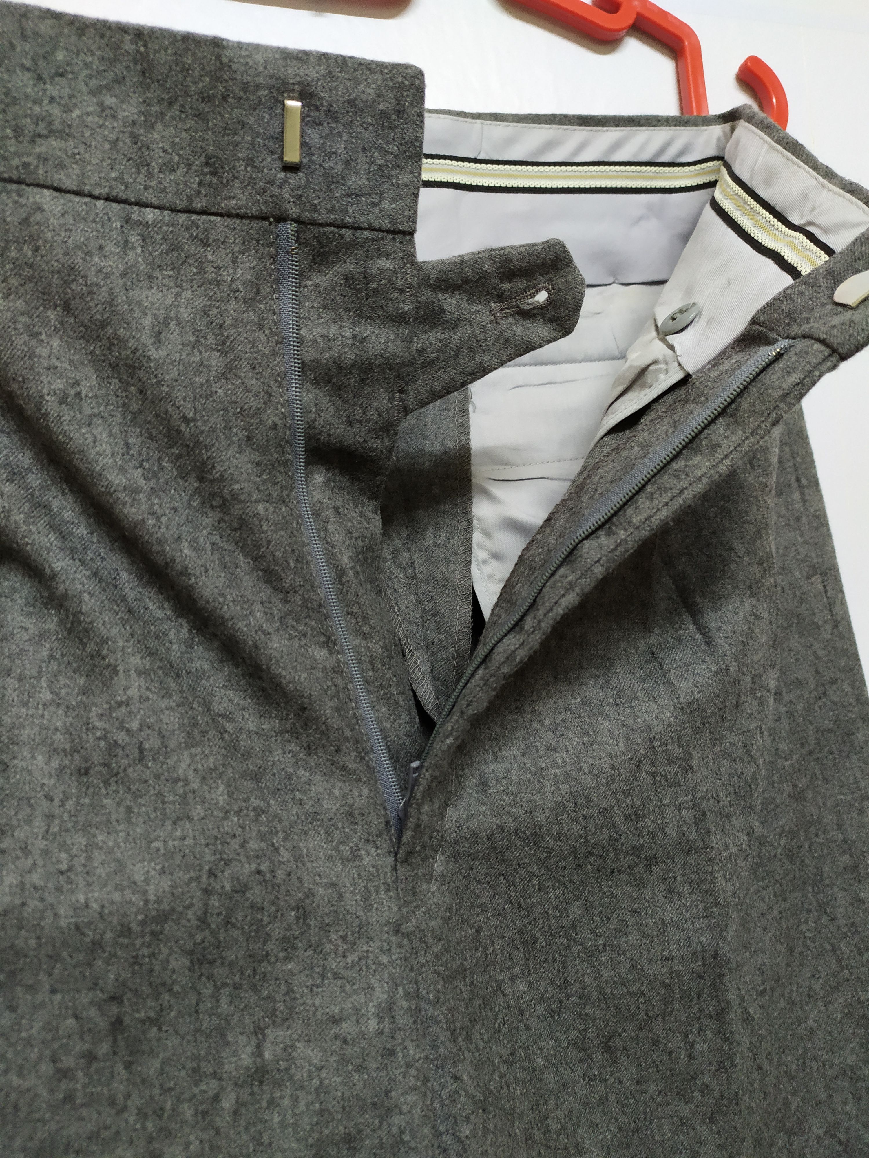 Japanese Brand NEW WOOL TROUSERS CHINO PANTS Size US 28 / EU 44 - 4 Thumbnail