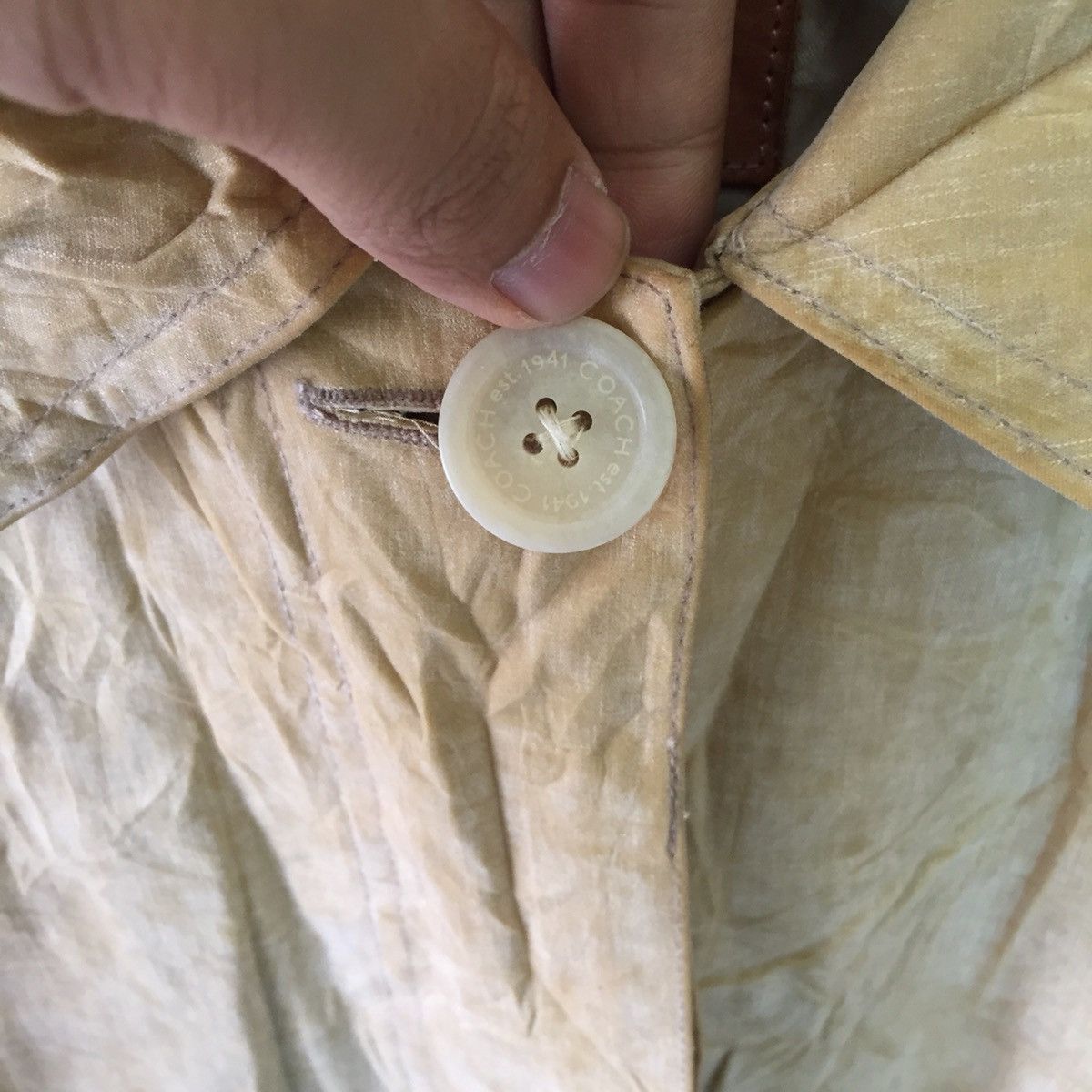 Leather Jacket Coach Small Size Made in Malaysia Leather Jackets