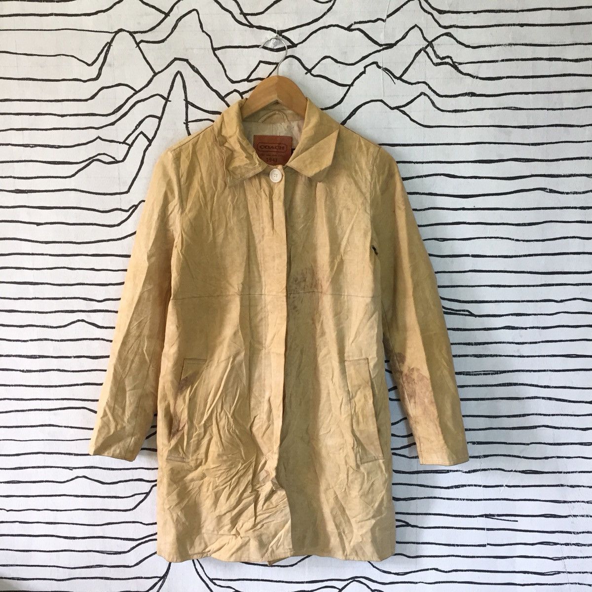 Leather Jacket Coach Small Size Made in Malaysia Leather Jackets