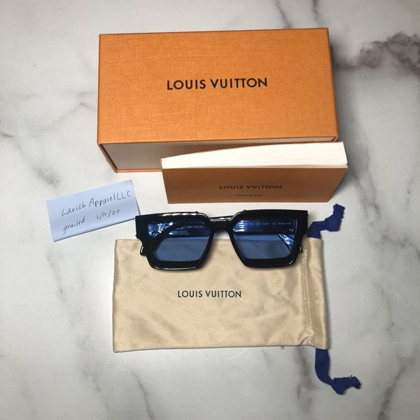 Louis Vuitton 1.1 Millionaire Clear Lens Sunglass Z1277E Black