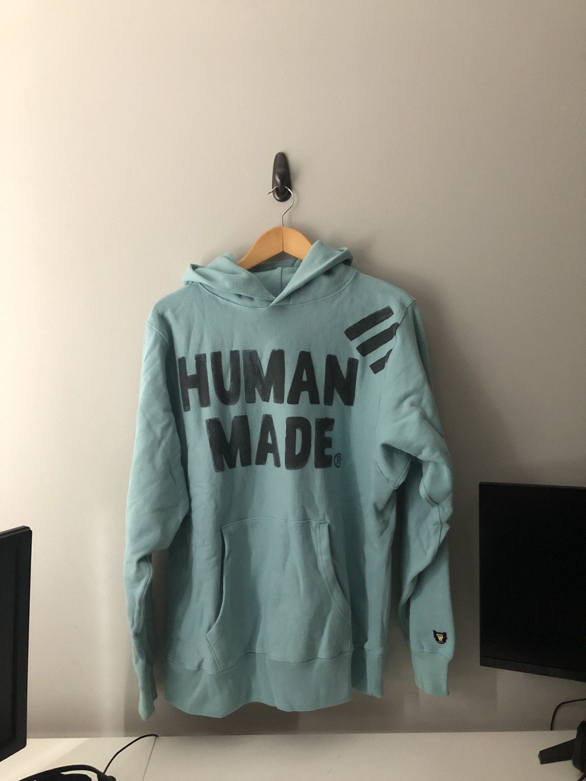 Human made pizza hoodie on sale blue