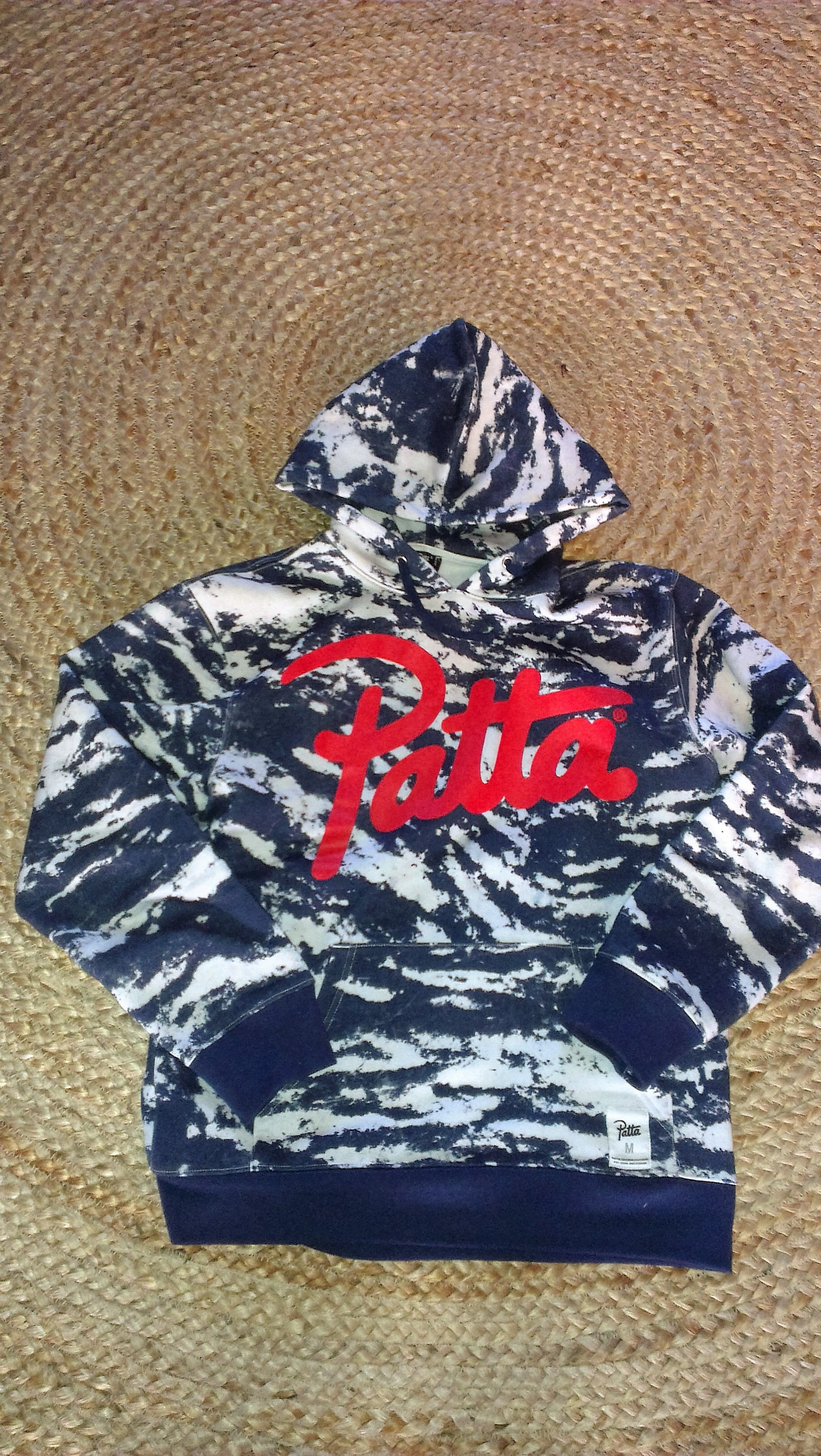 Patta PATTA SCRIPT LOGO HOODED SWEATER Grailed