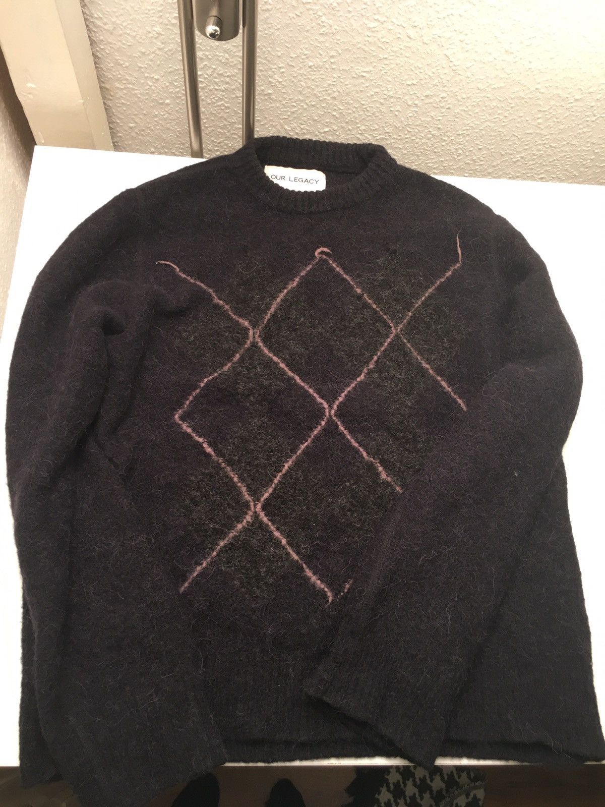 Our Legacy Our Legacy Alpaca Wool Argyle Knit Size 46 Size US S / EU 44-46 / 1 - 4 Thumbnail
