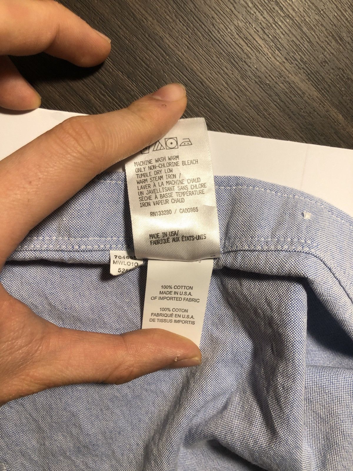 Thom Browne Thom Browne Grosgrain Oxford Shirt Size US S / EU 44-46 / 1 - 8 Thumbnail