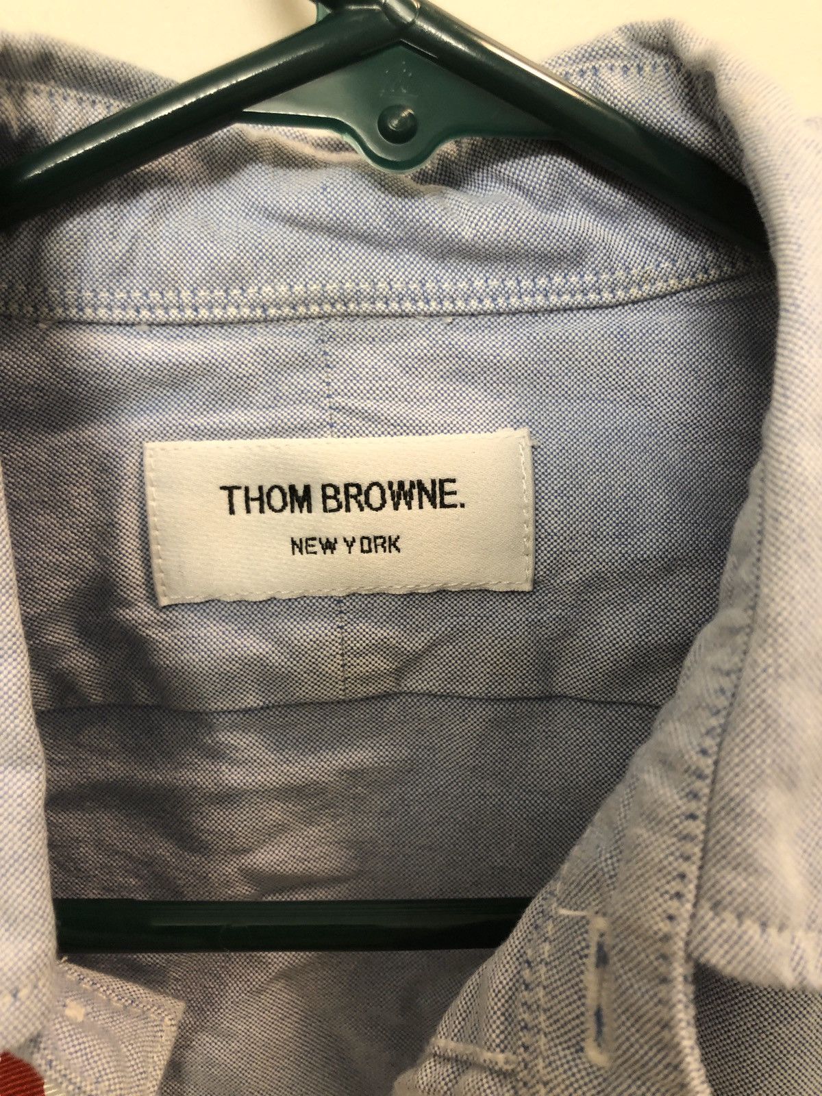 Thom Browne Thom Browne Grosgrain Oxford Shirt Size US S / EU 44-46 / 1 - 2 Thumbnail