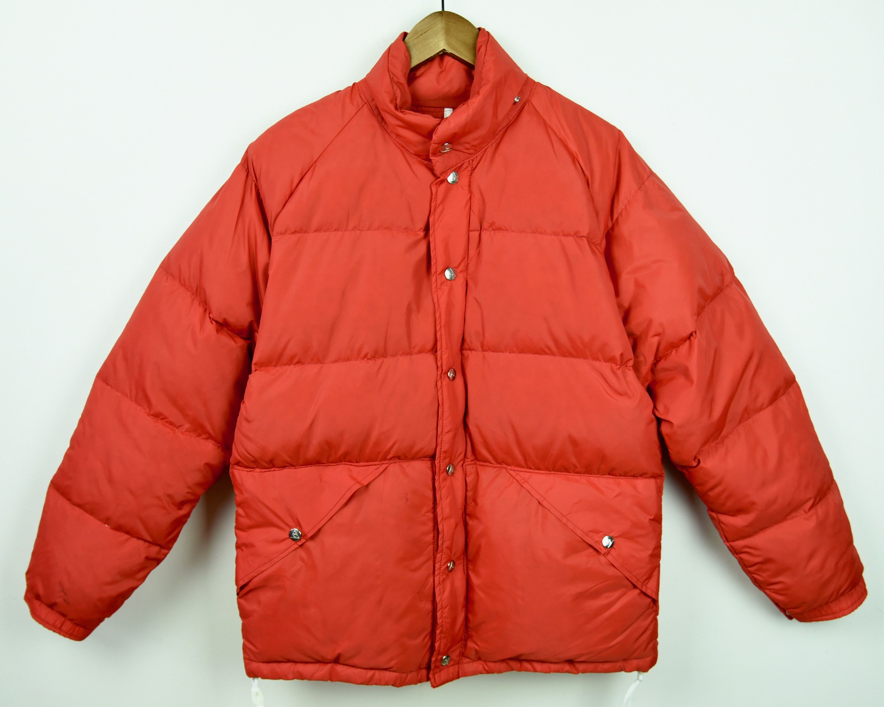 Vintage Vintage GERRY Down Puffer Jacket Padded Puffa Coat Red Top ...