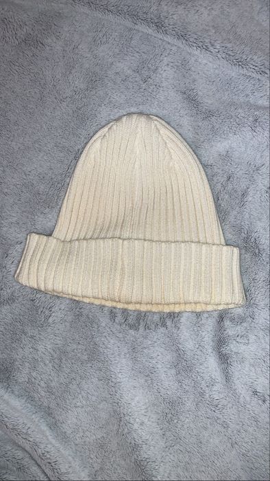 Supreme Supreme washed ivory white overdyed beanie ss18 | Grailed