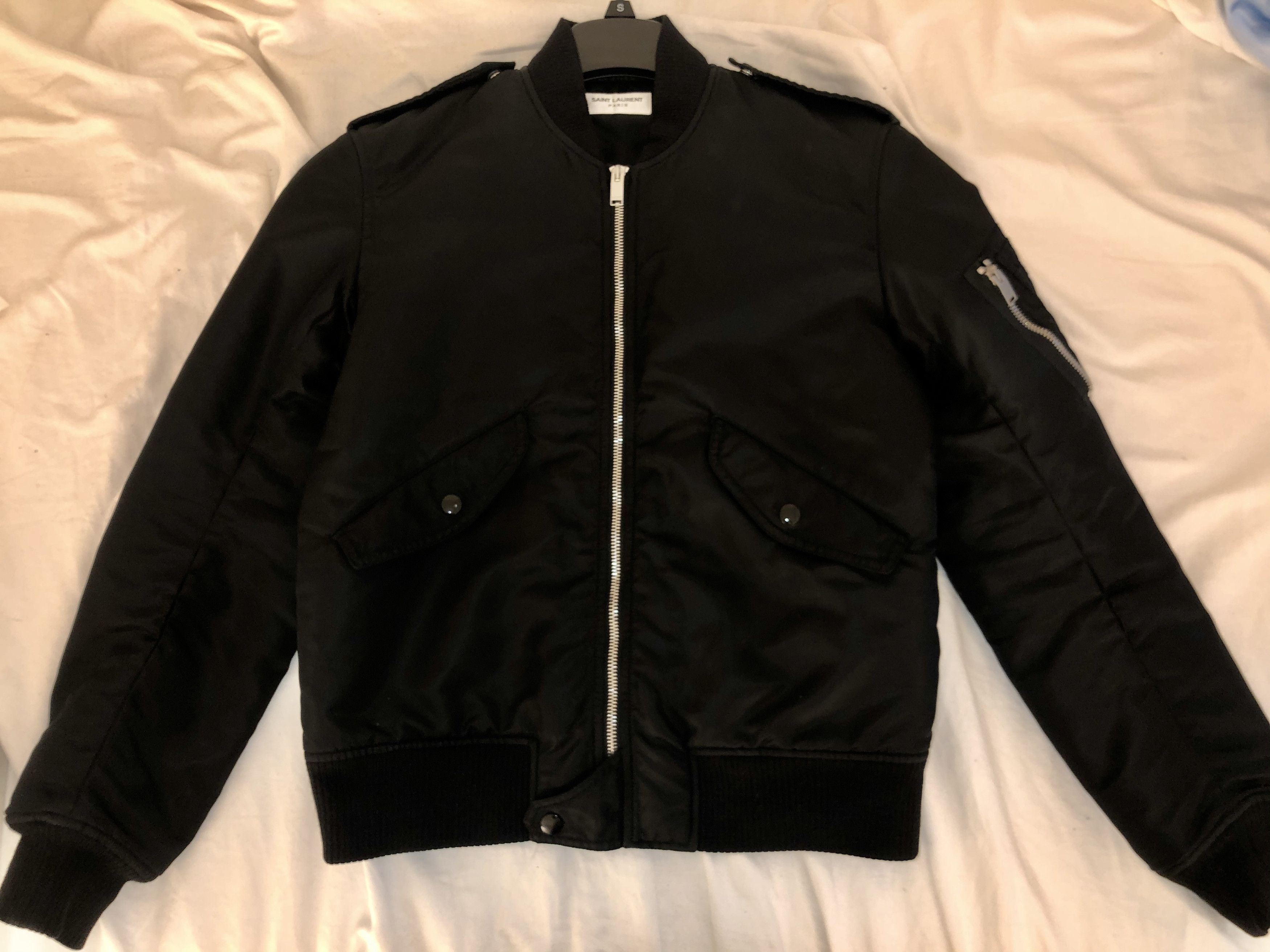 Saint Laurent Paris BOMBER JACKET IN NYLON, SZ 44 Size US S / EU 44-46 / 1 - 3 Thumbnail