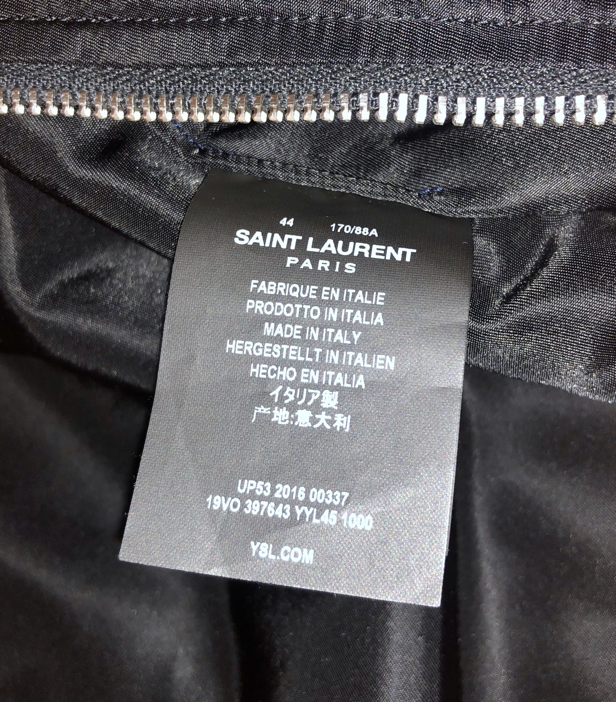 Saint Laurent Paris BOMBER JACKET IN NYLON, SZ 44 Size US S / EU 44-46 / 1 - 5 Thumbnail