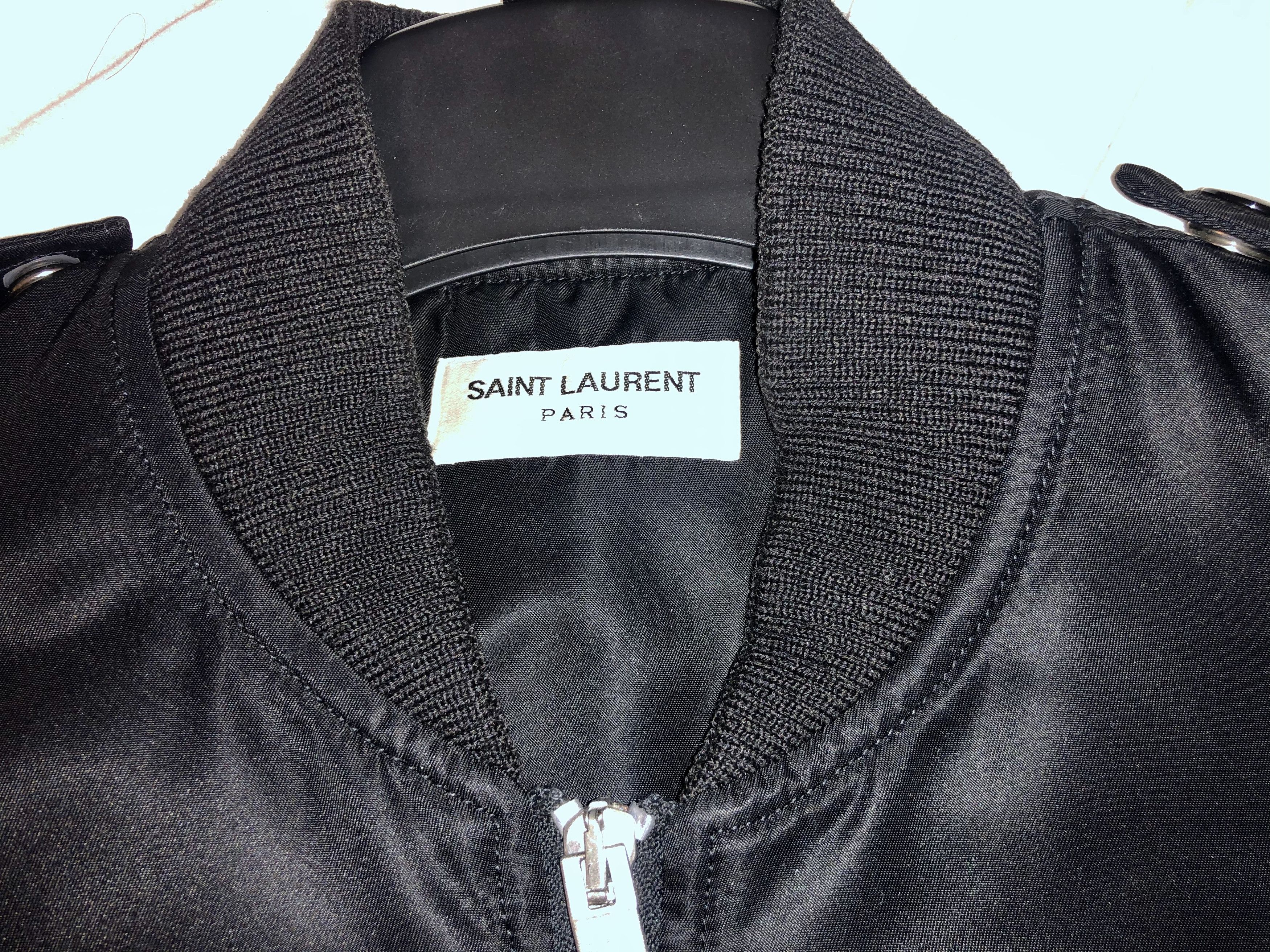 Saint Laurent Paris BOMBER JACKET IN NYLON, SZ 44 Size US S / EU 44-46 / 1 - 7 Thumbnail