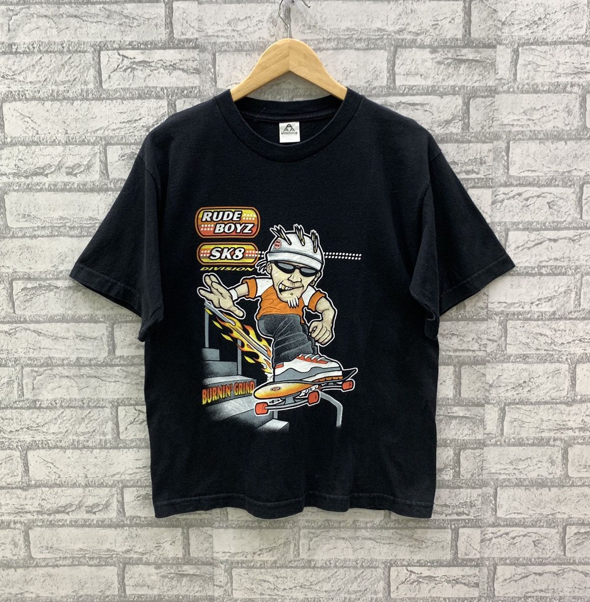 Other Black Rude Boyz Sk8 Division Burnin Grind T-shirt Size US M / EU 48-50 / 2 - 1 Thumbnail