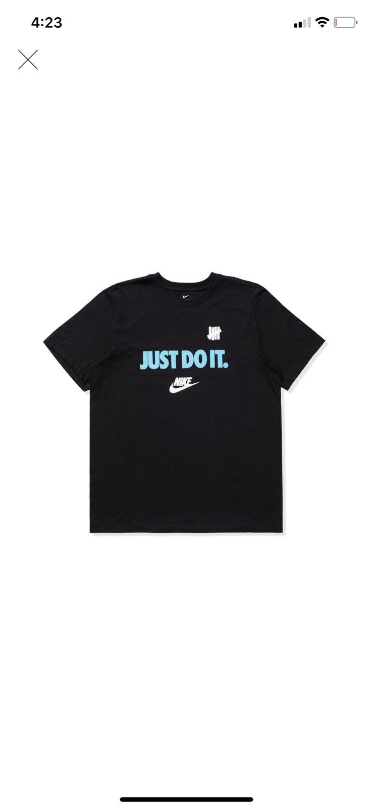 Nike × Undefeated Undefeated x Nike Just Do It Tee | Grailed