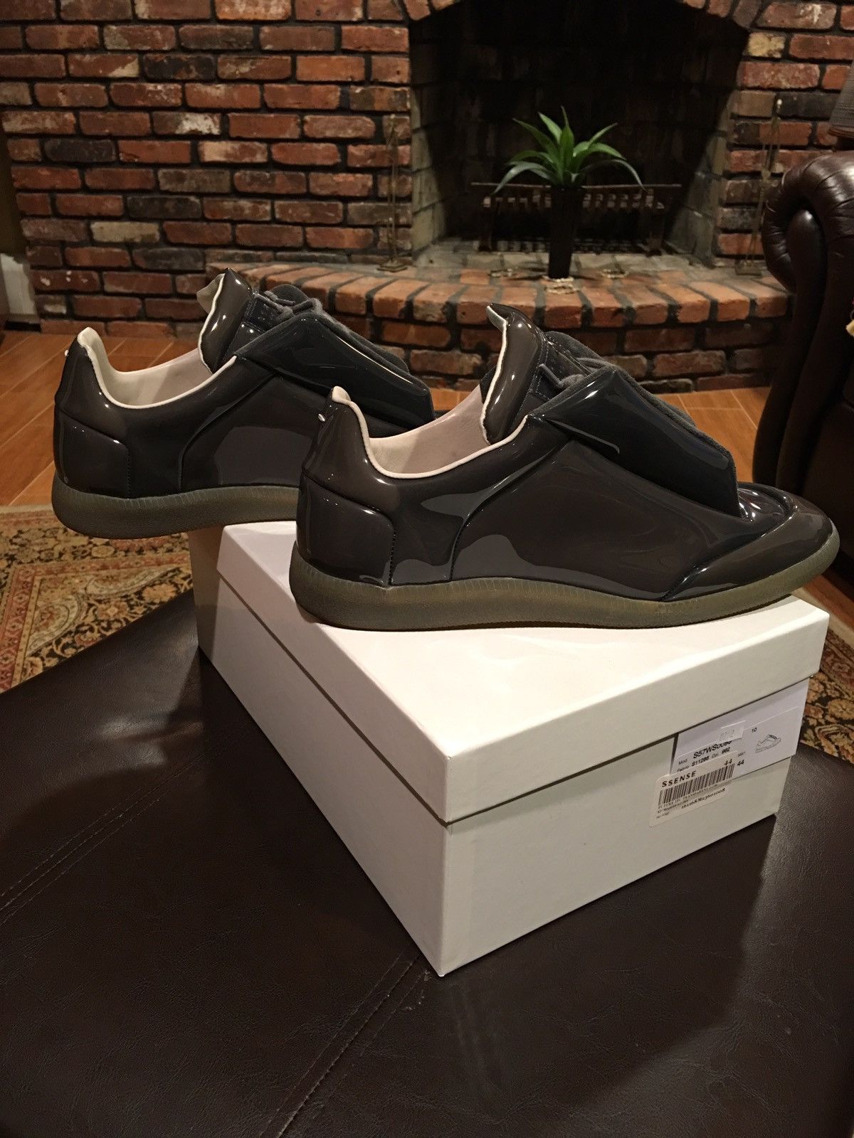 Maison Margiela Grey Transparent Future Low-Top | Grailed