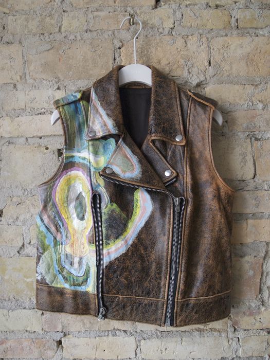 Acne Studios Distressed Archive Gallery Leather Vest | Grailed