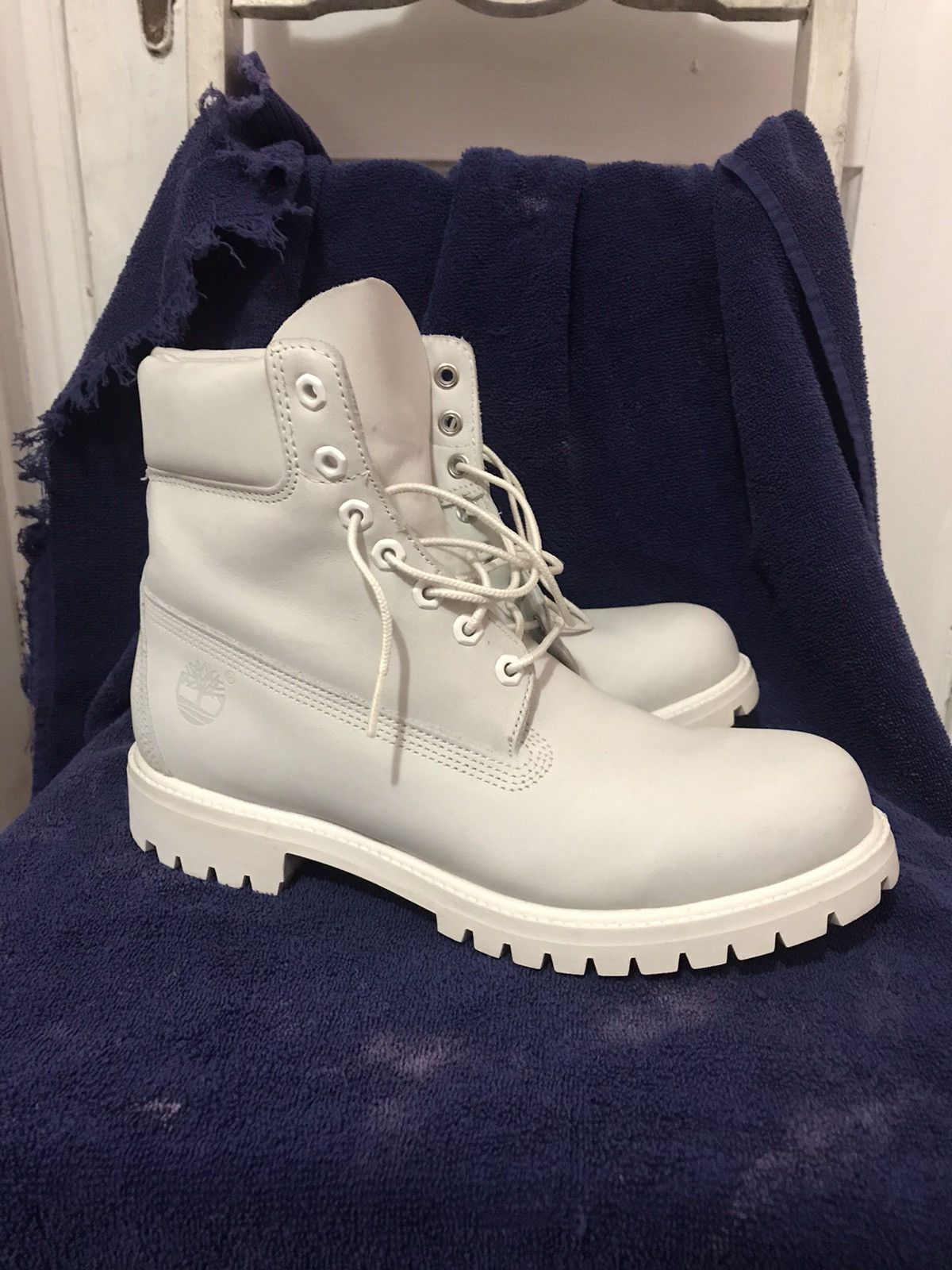 Timberland Pure White Boots Limited Release Footwear