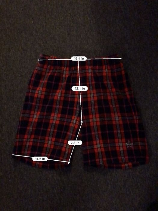 Supreme Supreme Plaid Velour Shorts | Grailed