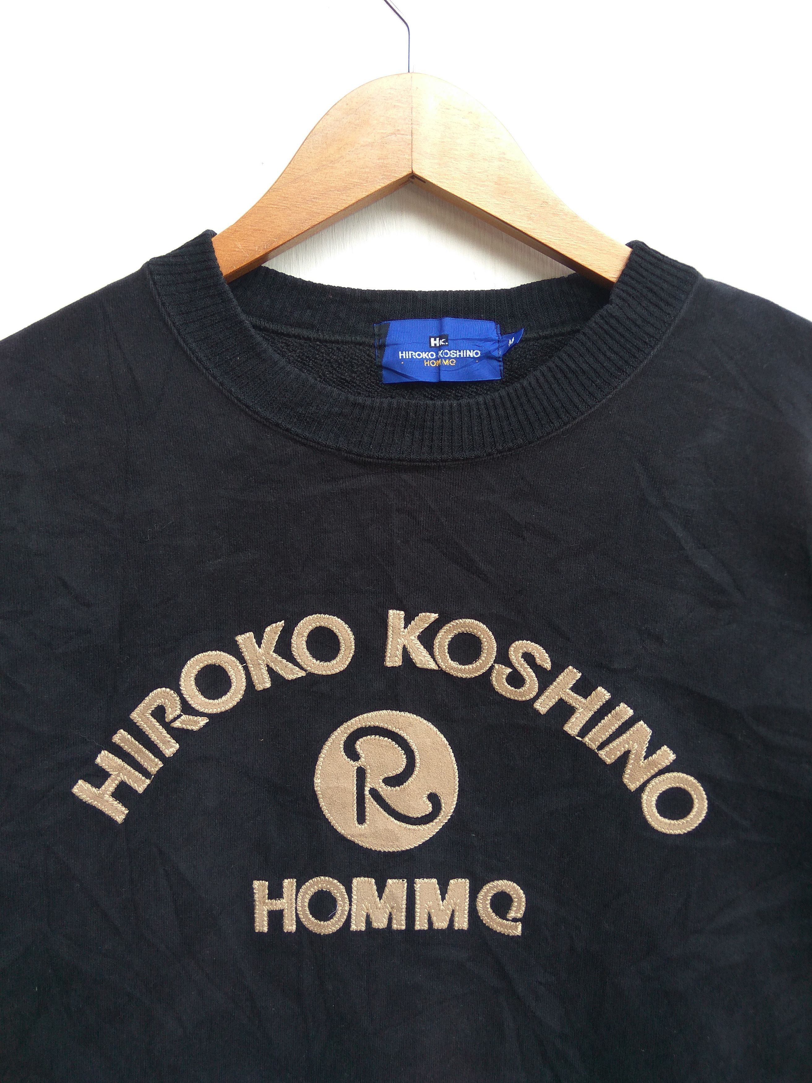 Hiroko Koshino Homme 🔥 Hiroko Koshino Homme sweatshirt spell out Japanese Brand Size US M / EU 48-50 / 2 - 3 Thumbnail