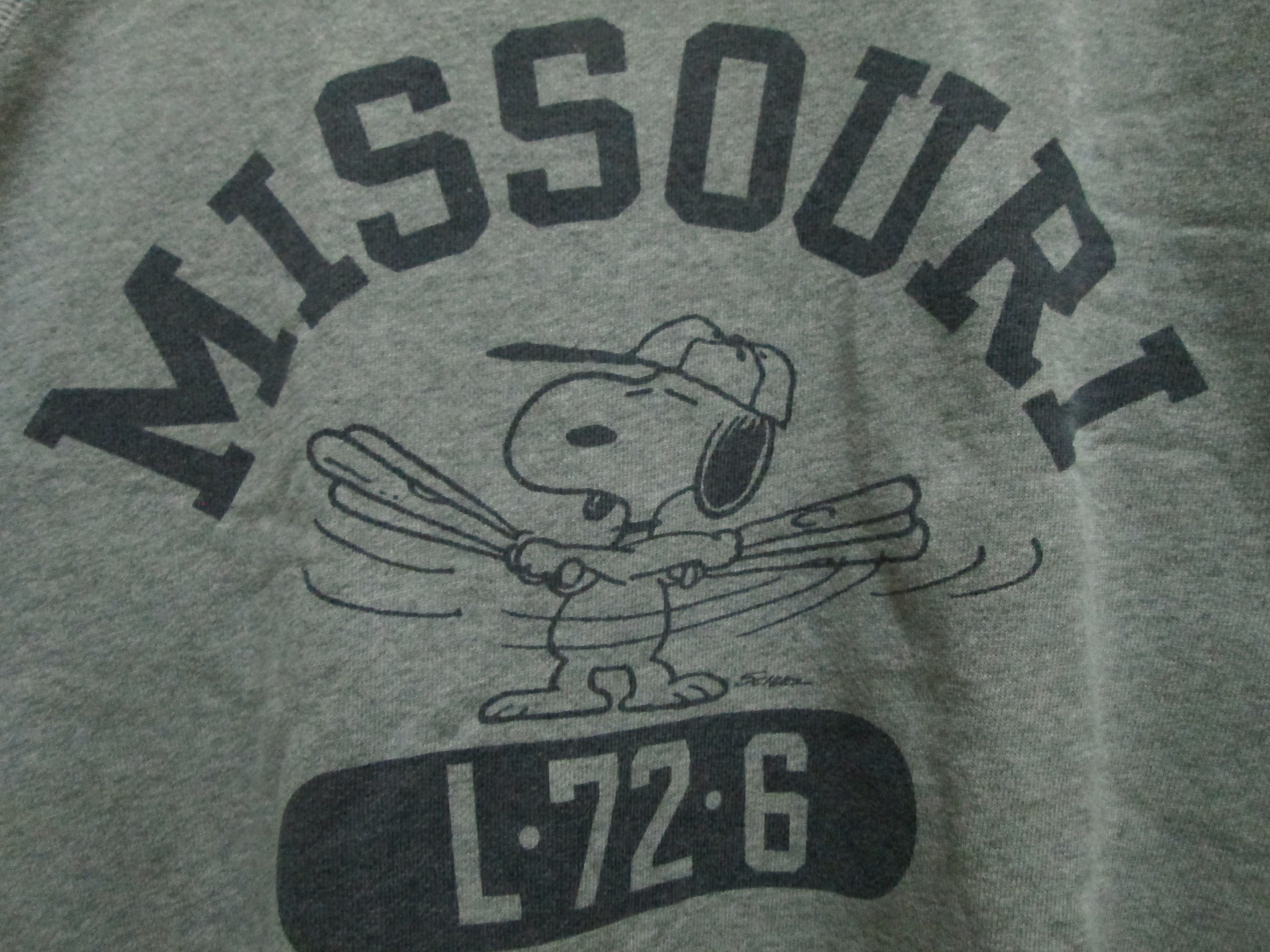 1950´s Champion Peanuts Big Logo Crewneck Sweatshirt Tops