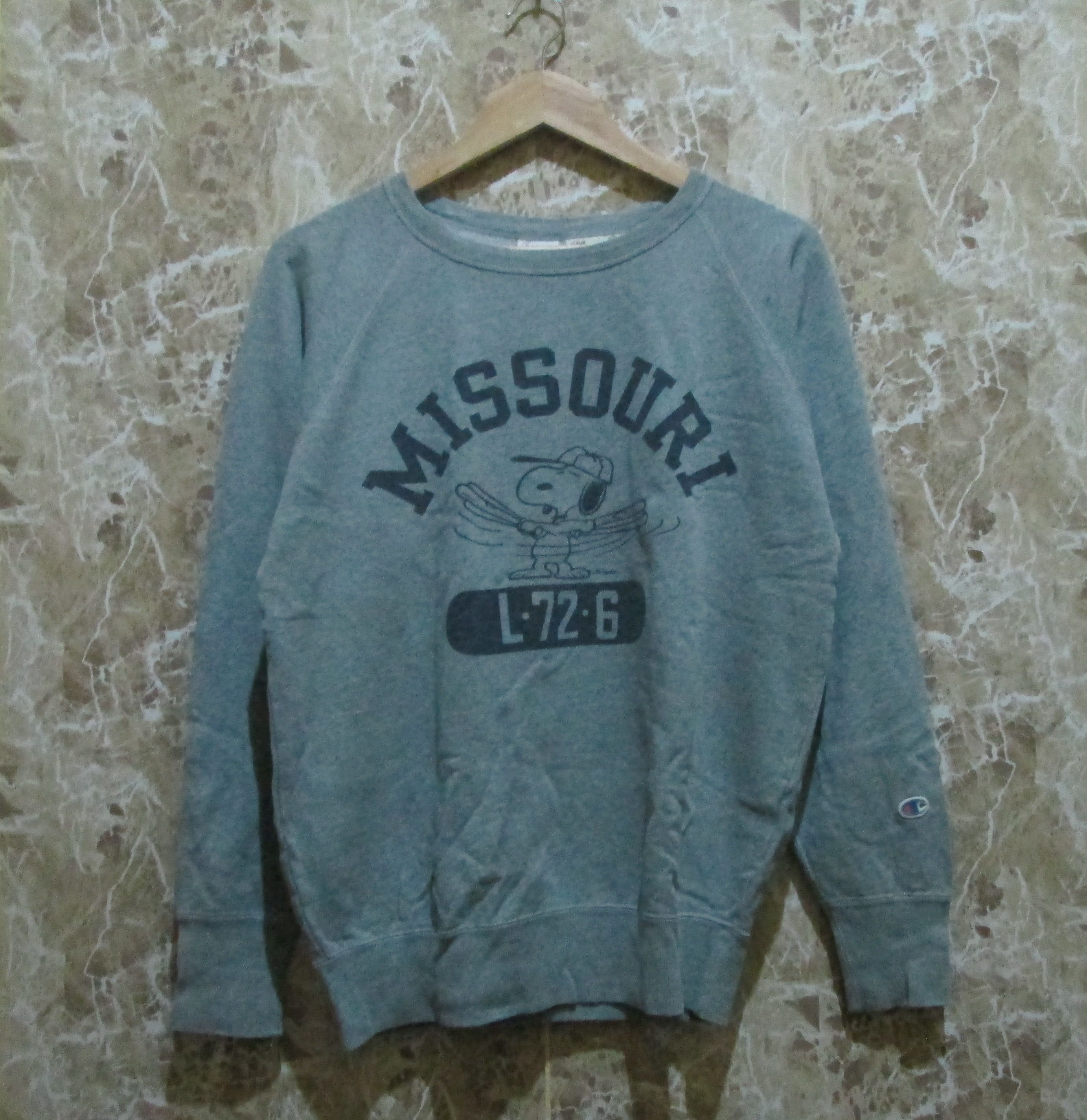 1950´s Champion Peanuts Big Logo Crewneck Sweatshirt Tops