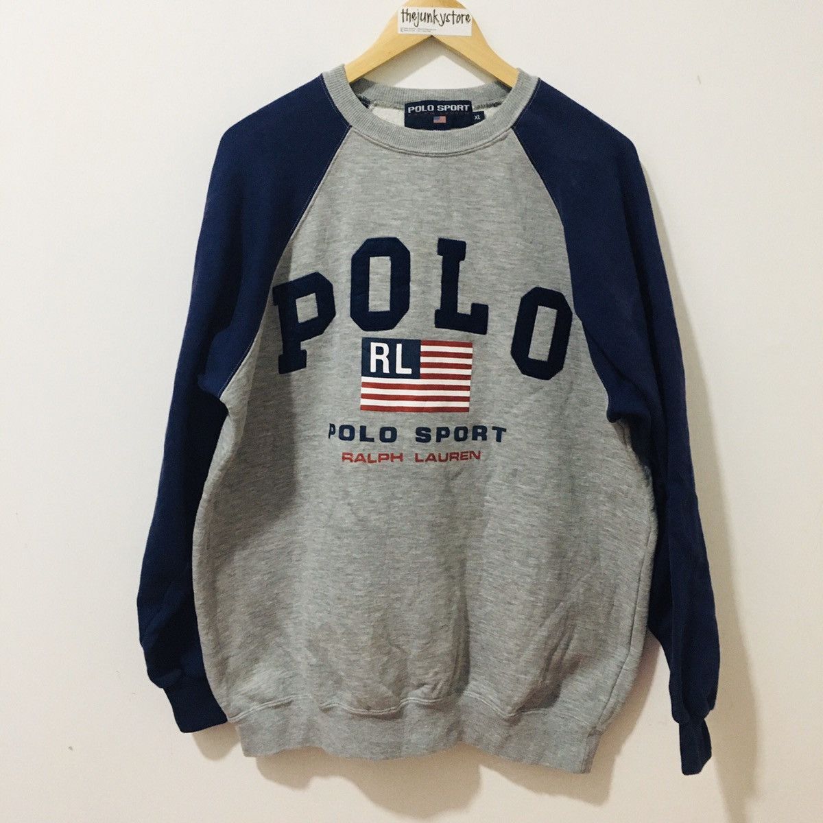 Vintage Polo Spell Out Embroidery Ralph Lauren Big Logo