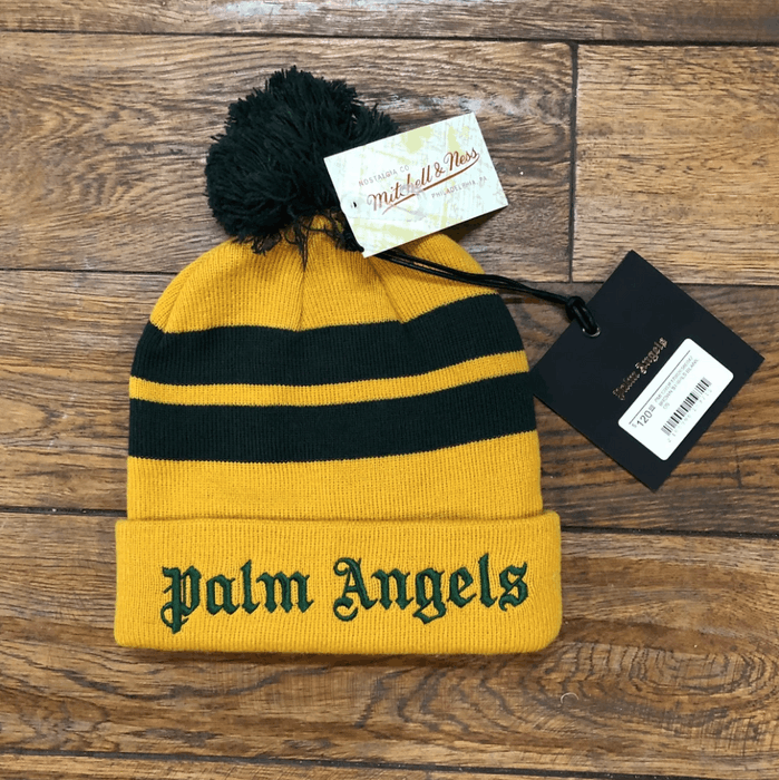 Palm Angels Palm Angels Mitchell & Ness Logo Beanie BNWT | Grailed