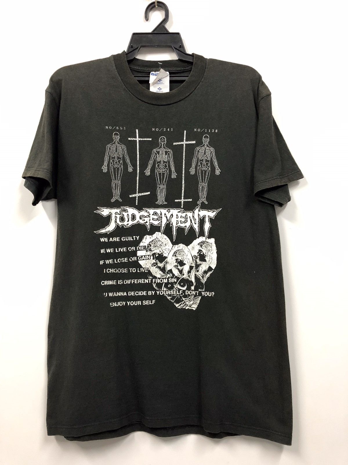Band Tees × Japanese Brand × Vintage Vintage judgement hardcore