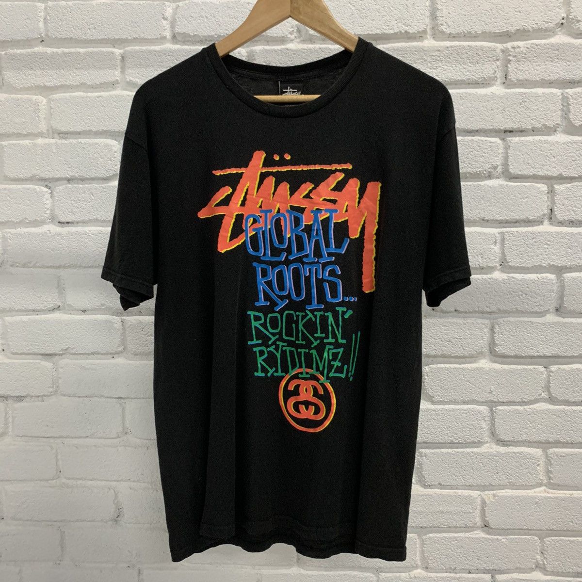 Stussy × Vintage Vintage Stussy Global Roots Tee | Grailed