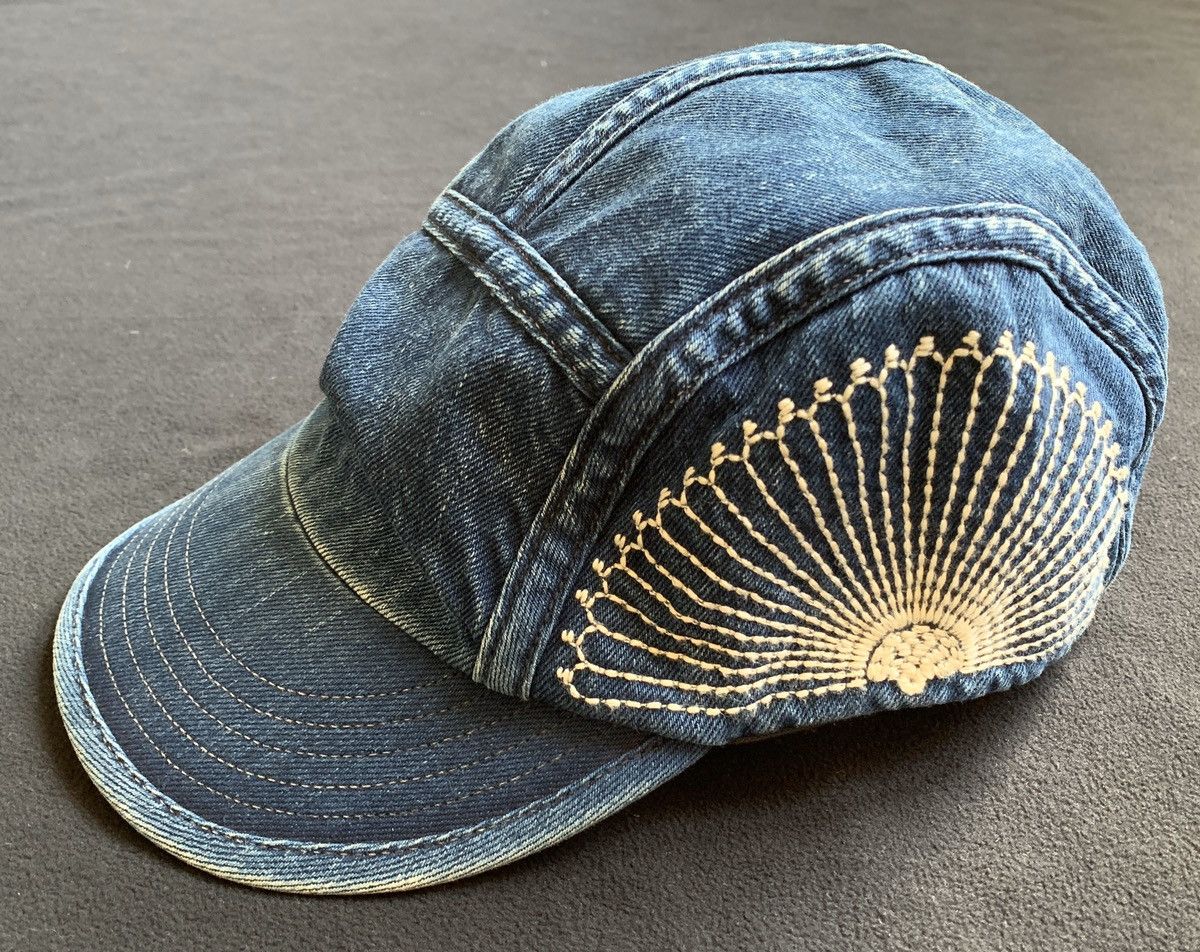 送料無料 通販 ファッション Denim IDGxIDG 10oz Kapital FUROSHIKI in Cap Camp Embroidery Tシャツ(半袖/袖なし)