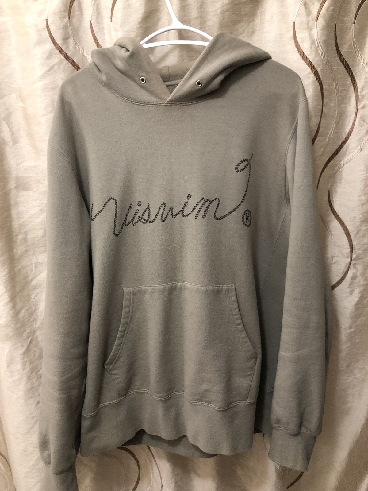 image of Visvim Logo Jumbo Hoodie in Tan Mix, Men's (Size XL)