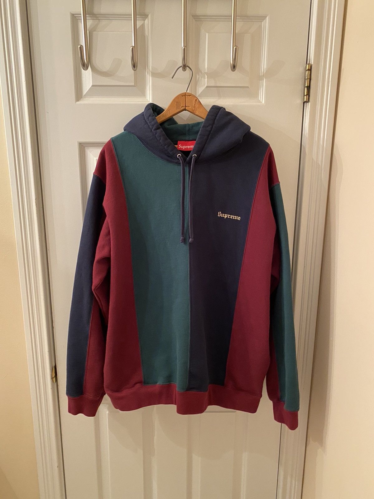 Supreme cheap tricolor hoodie