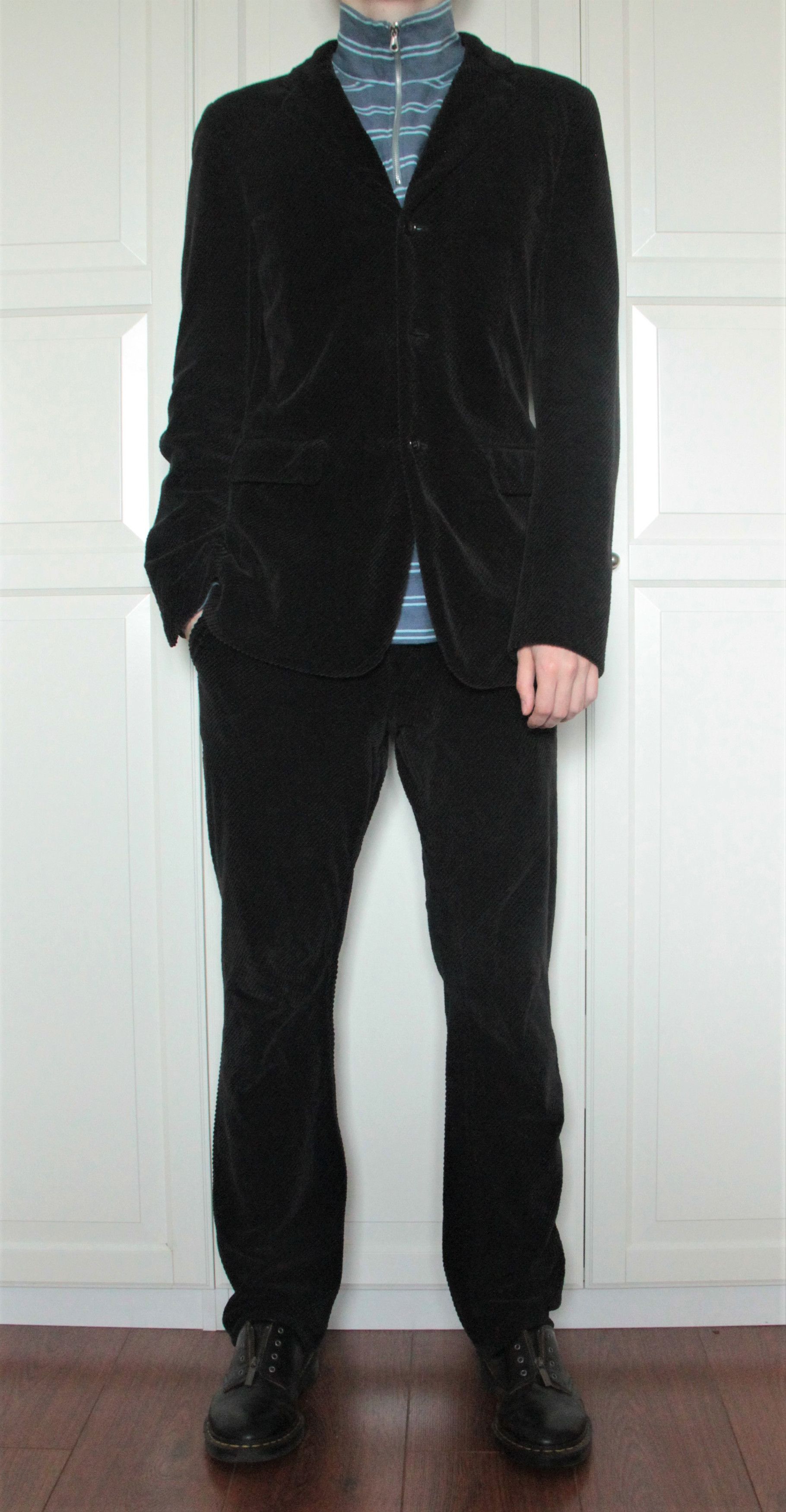Comme des Garcons Homme Plus A/W 06 Velour Suit Size 40R - 1 Thumbnail