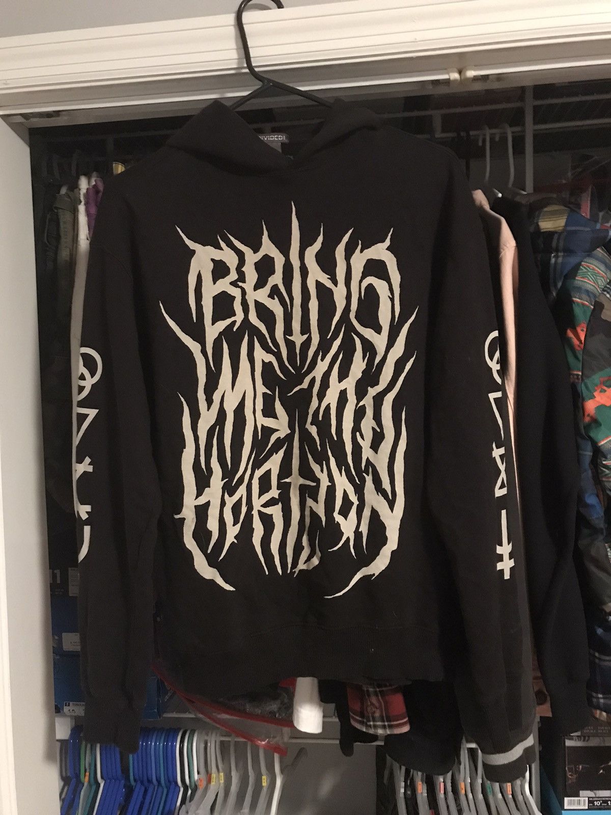 H M Bring me the horizon hoodie Grailed